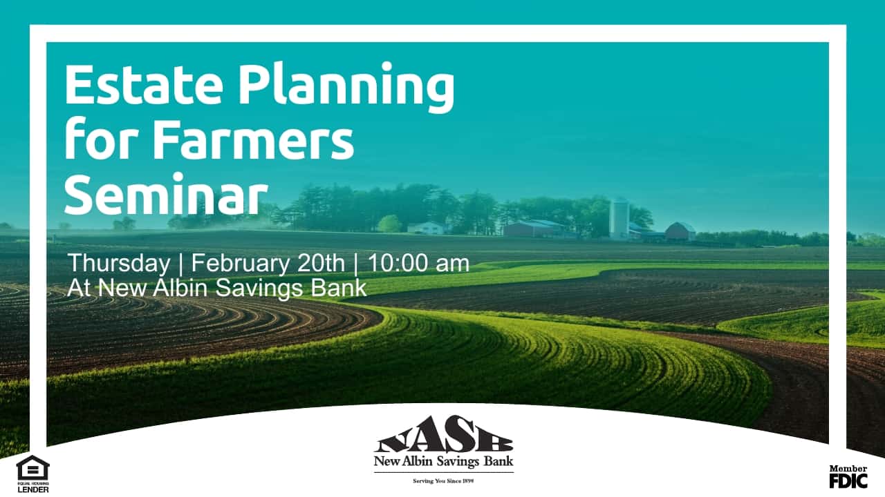 Facebook Farmer Seminar New Albin Savings Bank